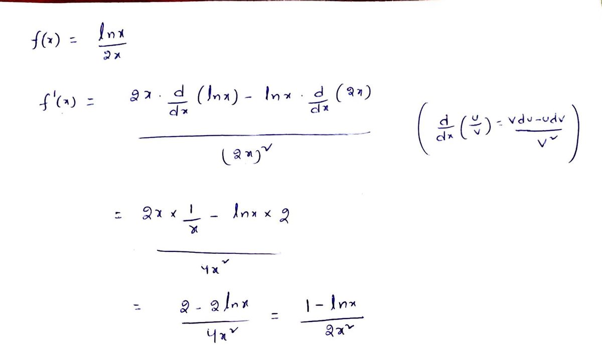 Calculus homework question answer, step 1, image 1